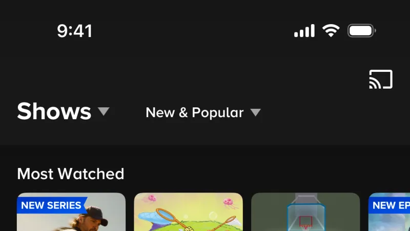 Badge — Paramount+, Entertainment UI