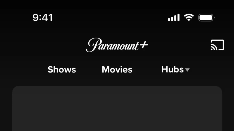 Skeleton — Paramount+, Entertainment UI
