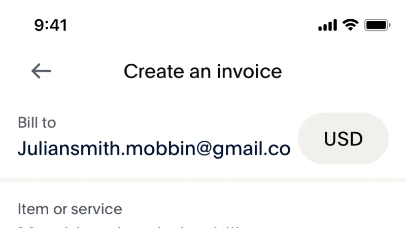 Add & Create — PayPal, Fintech UI