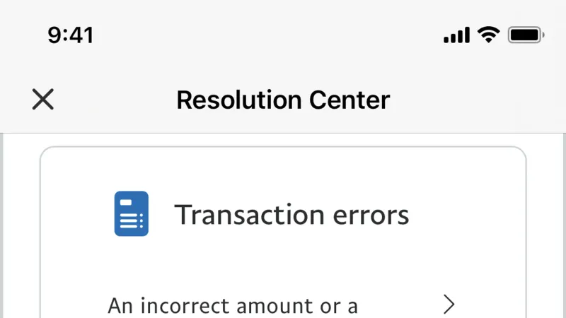 Browser — PayPal, Fintech UI