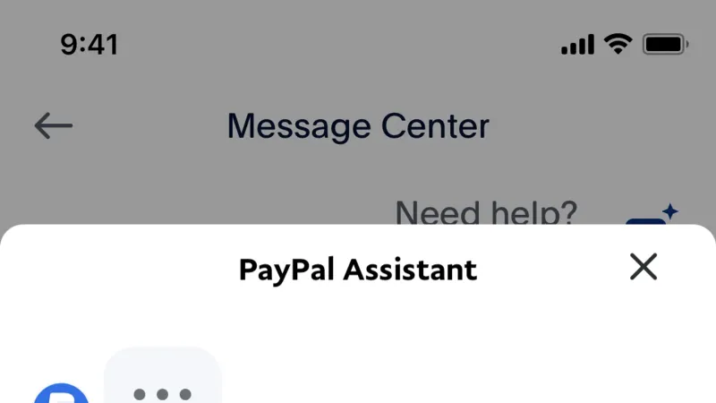 Bottom Sheet — PayPal, Fintech UI