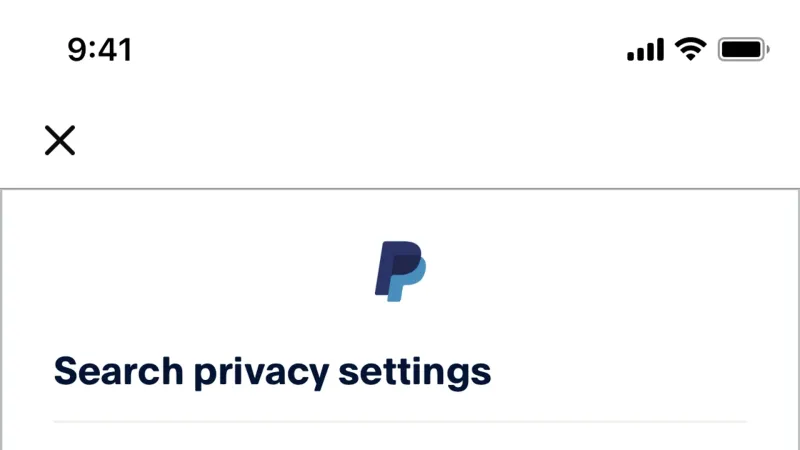 Switch — PayPal, Fintech UI