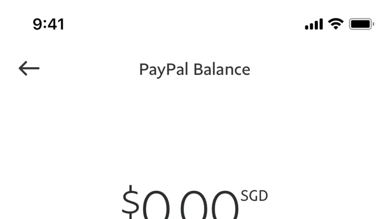 Wallet & Balance — PayPal, Fintech UI