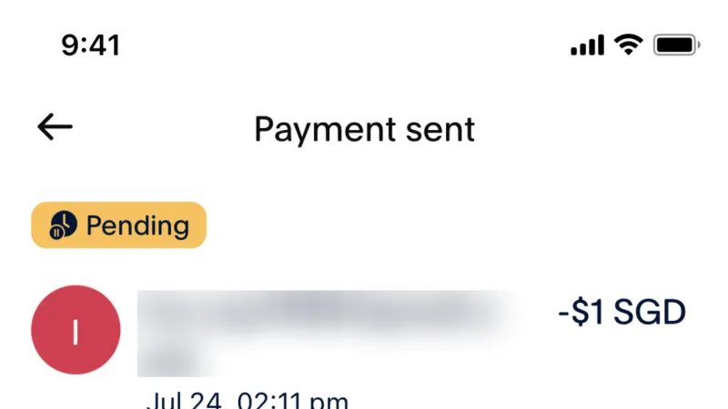 Order Detail — PayPal, Fintech UI