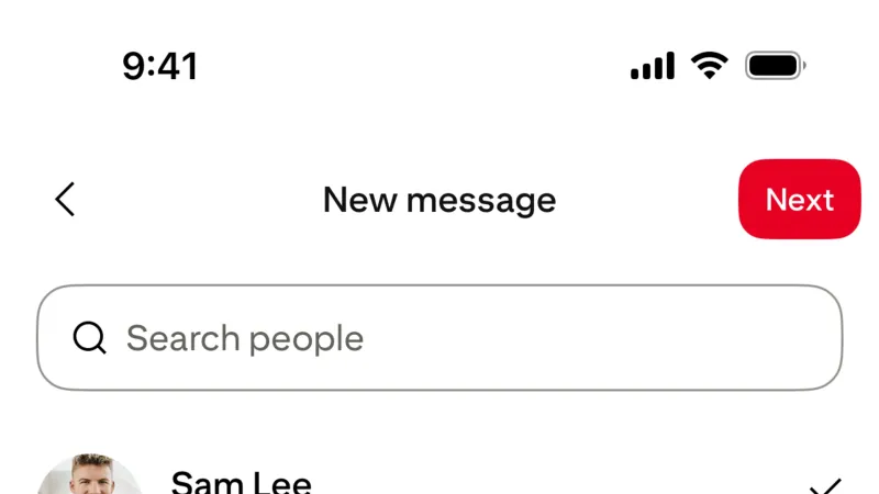 Search Bar — Pinterest, Social UI
