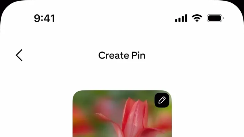 Text Field — Pinterest, Social UI
