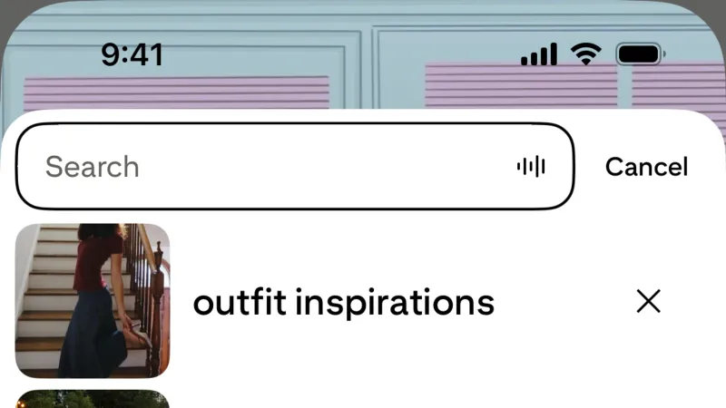 Search Bar — Pinterest, Social UI