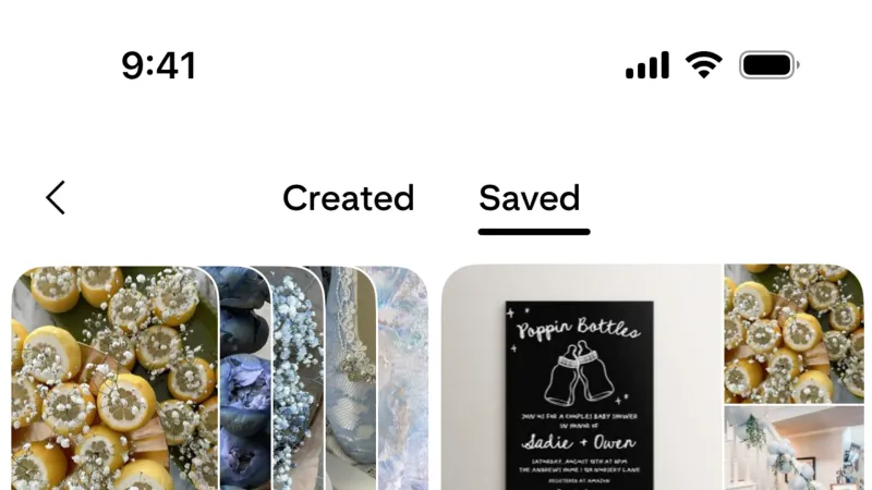 Date & Time — Pinterest, Social UI