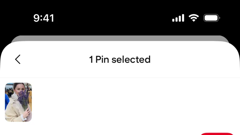 Select — Pinterest, Social UI