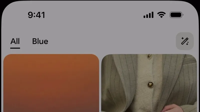 Action Option — Pinterest, Social UI