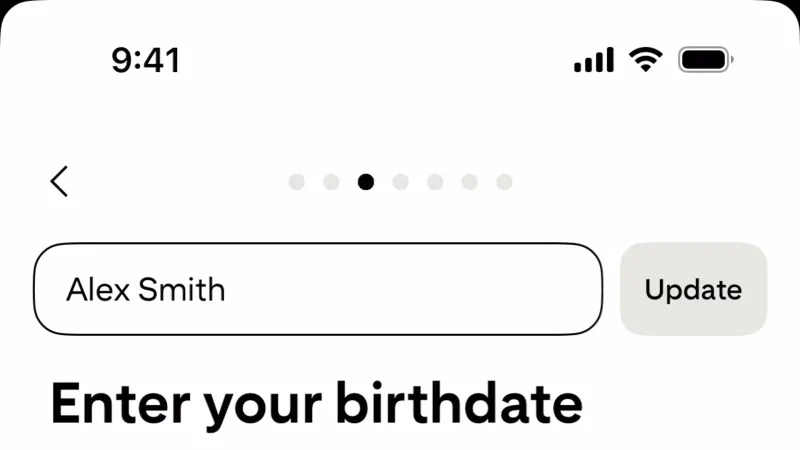 Account Setup — Pinterest, Social UI