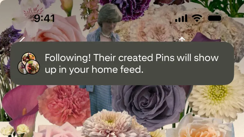 Follow & Subscribe — Pinterest, Social UI
