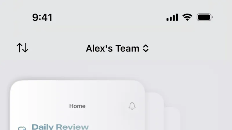 Tab Bar — Play, Entertainment UI