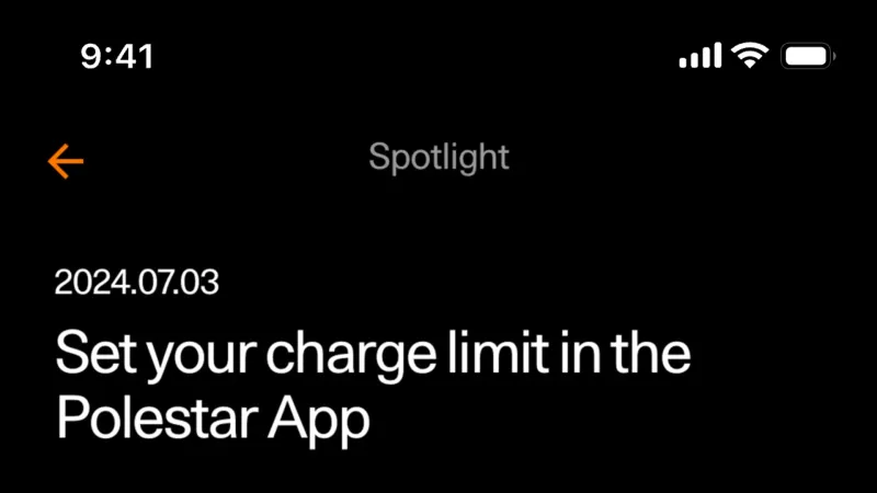 Article Detail — Polestar, Travel UI