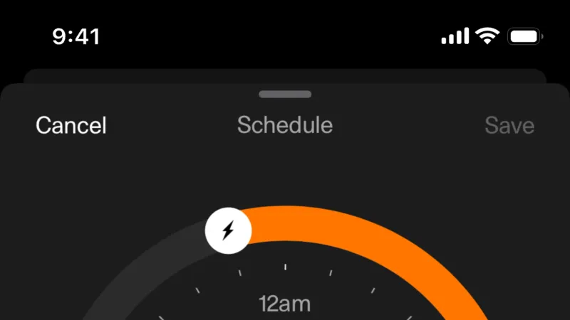 Schedule — Polestar, Travel UI