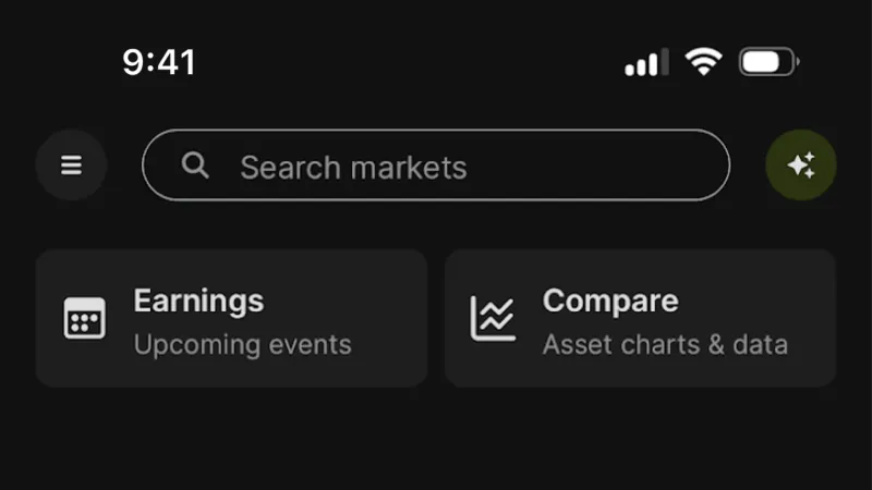 Dark Mode — Public, Fintech UI