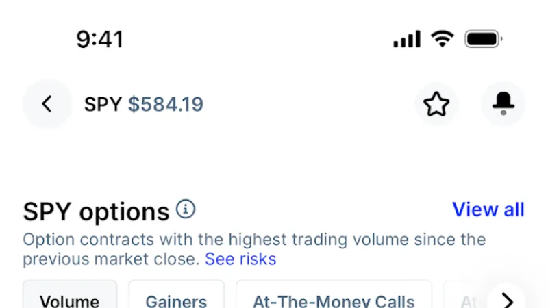 Carousel — Public, Fintech UI