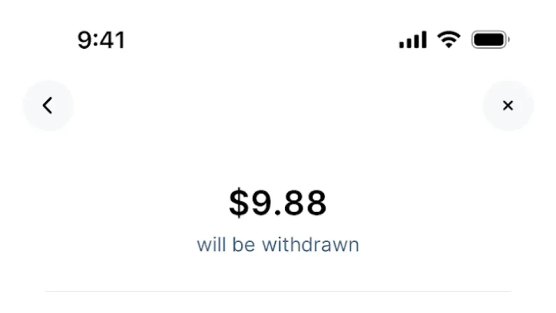 Confirmation — Public, Fintech UI