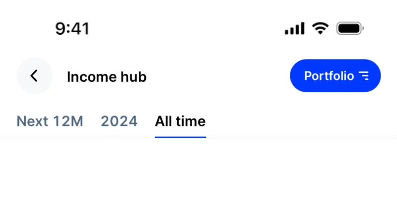 Empty State — Public, Fintech UI