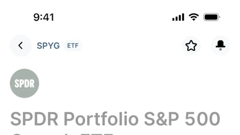 Action Option — Public, Fintech UI