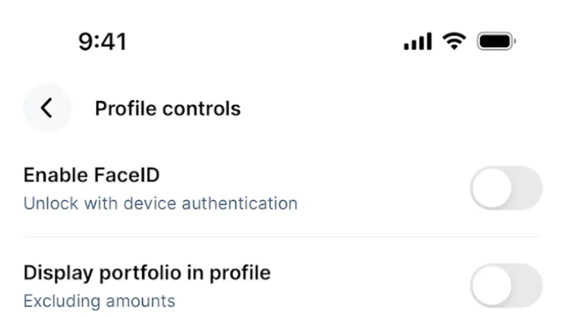 Switch — Public, Fintech UI
