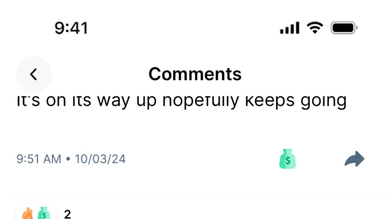 Comments — Public, Fintech UI