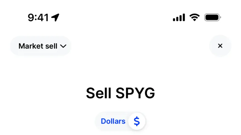 Other Action — Public, Fintech UI