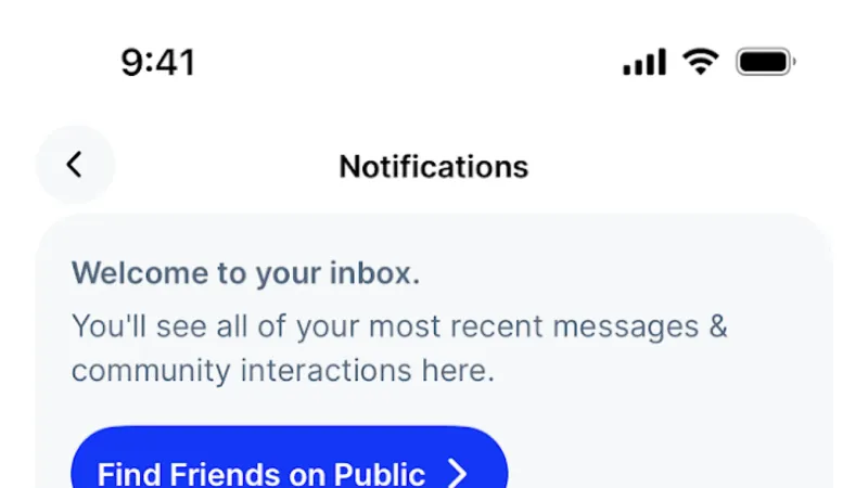 Empty State — Public, Fintech UI