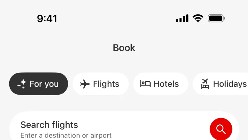 Shop & Storefront — Qantas Airways, Travel UI