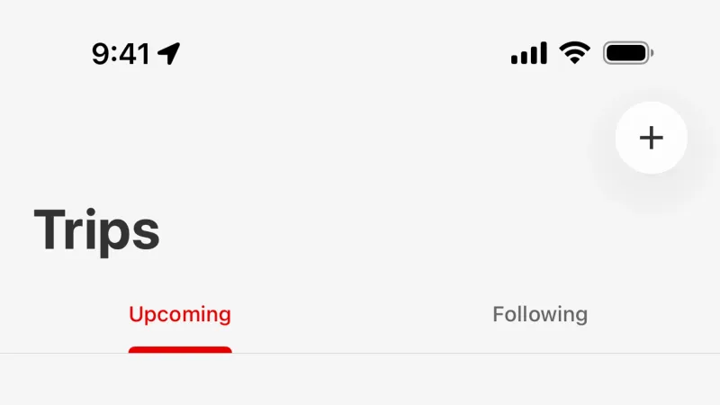 Empty State — Qantas Airways, Travel UI