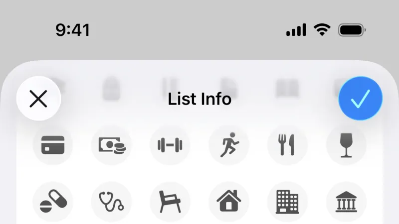 Apple Reminders — Button, Icon, скриншот 2/92