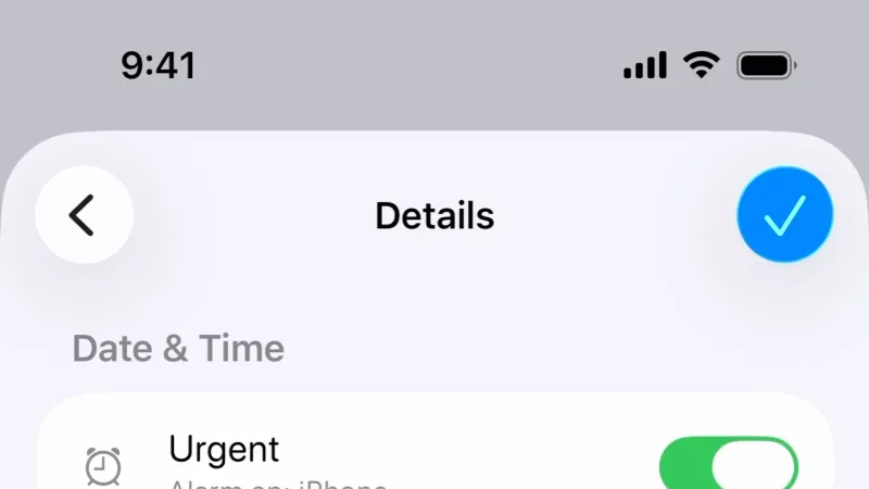 Switch — Apple Reminders, Productivity UI
