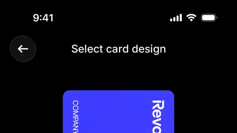 Color Picker — Revolut Business, Fintech UI