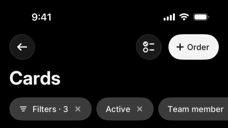 Toolbar — Revolut Business, Fintech UI