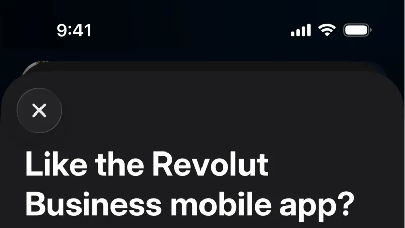 Feedback — Revolut Business, Fintech UI