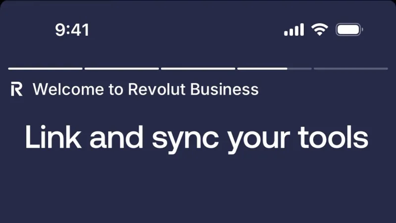 Illustration — Revolut Business, Fintech UI