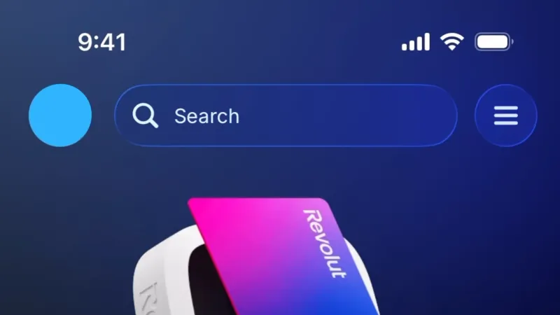 Illustration — Revolut Business, Fintech UI