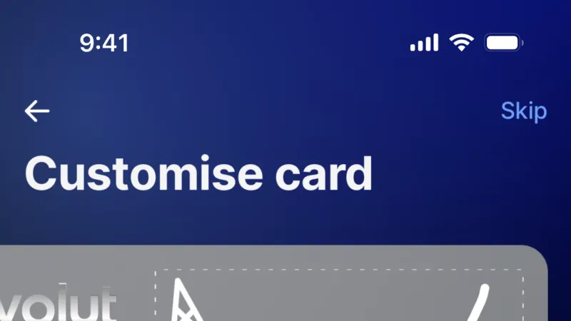 Edit — Revolut, Fintech UI