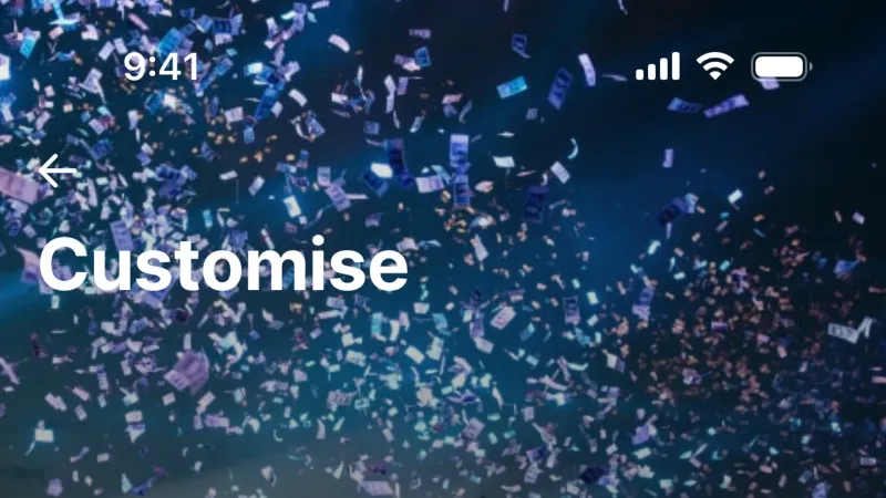 Add & Create — Revolut, Fintech UI