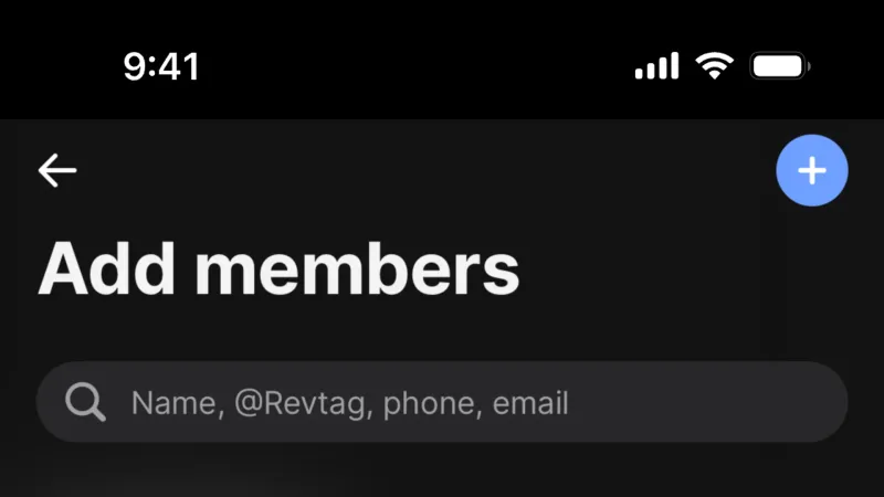Invite Teammates — Revolut, Fintech UI