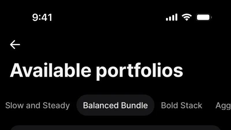 Carousel — Revolut, Fintech UI
