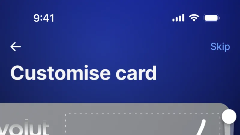 Media Editor — Revolut, Fintech UI