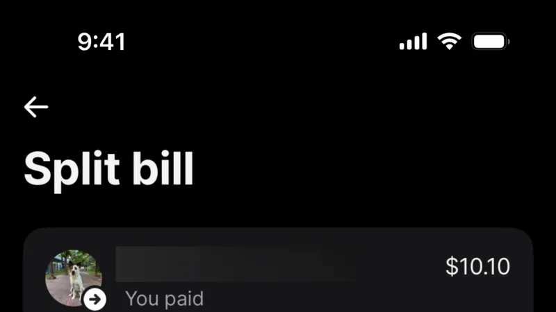 Other Action — Revolut, Fintech UI