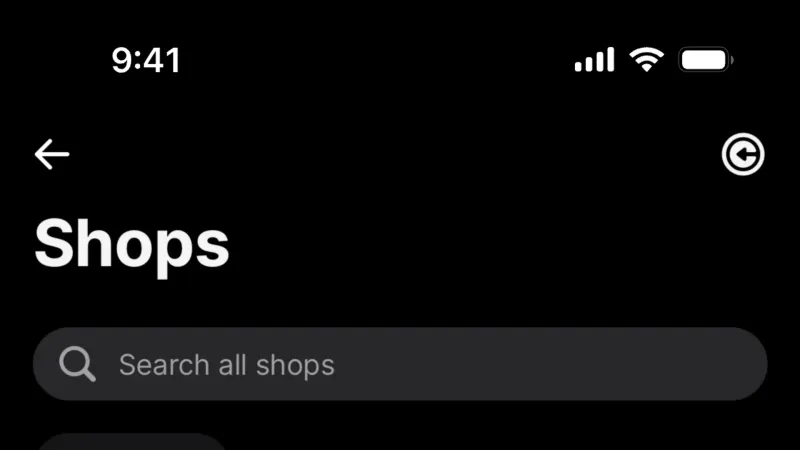 Shop & Storefront — Revolut, Fintech UI