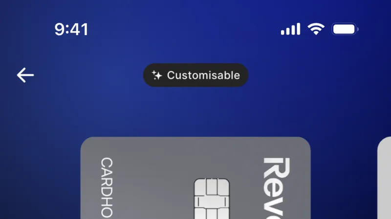 Color Picker — Revolut, Fintech UI