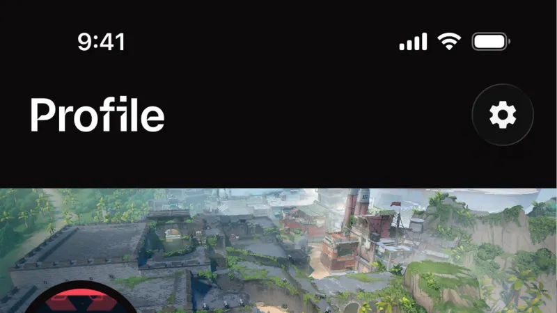 My Account & Profile — Riot Mobile, Communication UI