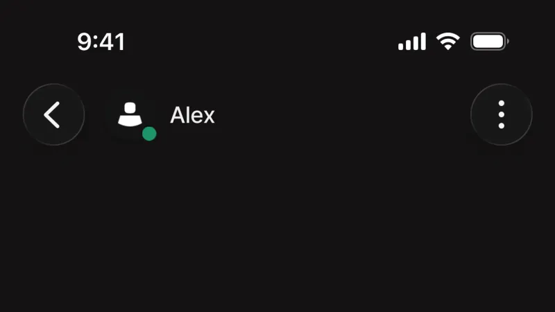 Chat Detail — Riot Mobile, Communication UI