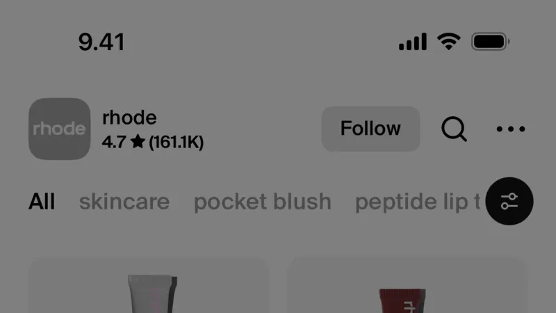 Save — Shop, E-commerce UI