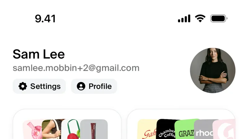 My Account & Profile — Shop, E-commerce UI