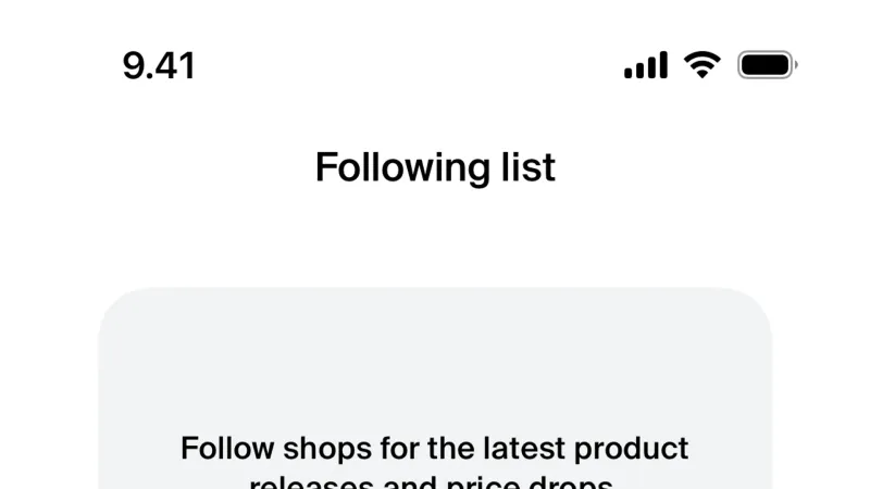 Empty State — Shop, E-commerce UI